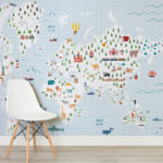 Childrens Map Wallpaper related category